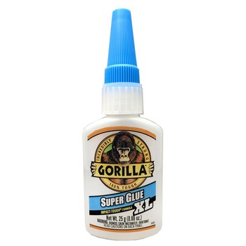 Gorilla Glue Impact-Tough XL Super Glue 7400202, 25 g Bottle