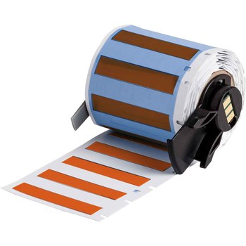 Picture of Brady PermaSleeve Orange Polyolefin Thermal Transfer M6-187-175-342-OR Heat Shrink Wire & Cable Labels (Main product image)