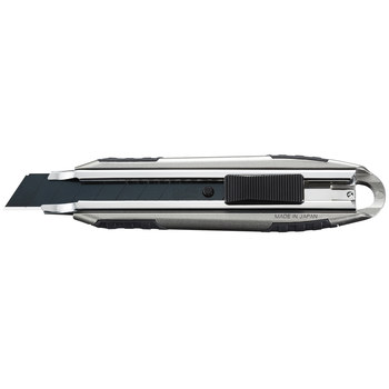 OLFA MXP-AL Utility Knife - Aluminum die cast, Stainless steel, Polypropylene (PP), Thermoplastic Elastomer (TPE), Polyacetal (Polyoxymethylene/POM), Carbon tool steel - 8.75 in - 22063