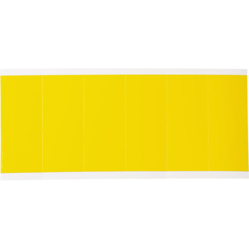 Picture of Brady 34 Series Yellow Write-On Indoor Vinyl Cloth 34 Series 3450-BLANK Punctuation Label (Main product image)
