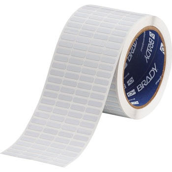 Picture of Brady White Polyimide Thermal Transfer 150845 Die-Cut Thermal Transfer Printer Label Roll (Main product image)