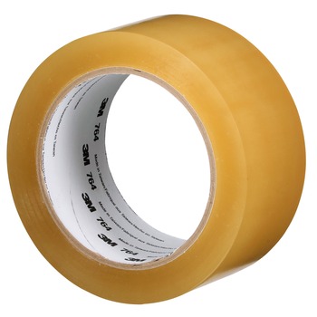 3M 764 Clear Marking Tape - 2 in Width x 36 yd Length - 5 mil Thick - 43441
