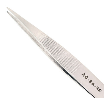 Picture of Excelta One Star 4 1/4 in Utility Tweezers AC-SA-SE (Main product image)