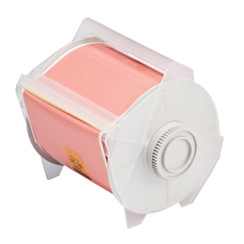 Picture of Brady Pink Indoor / Outdoor Polyester Thermal Transfer 76598 Continuous Thermal Transfer Printer Label Roll (Main product image)