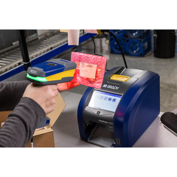 Brady 178564 Barcode Scanner - Blue, Gray, Yellow - 64488