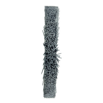 Weiler Nylox 83150 Wheel Brush - 8 in Dia - Crimped Round Nylon Bristle