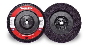 3M Scotch-Brite TN Quick Change Disc 05574, 4 1/2 in, Silicon Carbide,  Extra Coarse