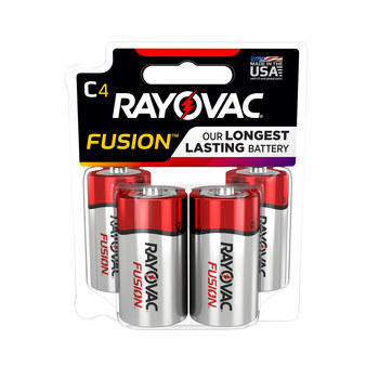 Rayovac Fusion 814 Standard Battery - C - Alkaline - 52293