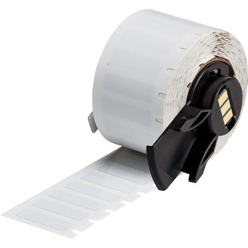 Picture of Brady White Polyester Thermal Transfer PTL-13-423 Die-Cut Thermal Transfer Printer Label Roll (Main product image)
