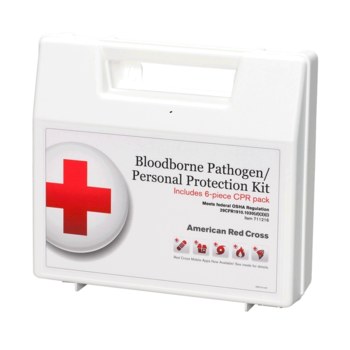 American Red Cross Bloodborne Pathogen Kit - 9.13 in Length - 092265-71216