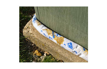 Brady White Polypropylene 28 gal Absorbent Sock 107745 - 3 in Width - 4 ft Length - 662706-13204