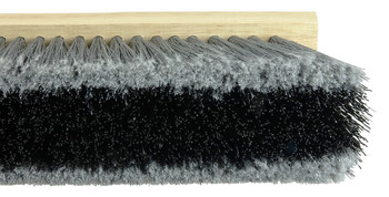Weiler 421 Push Broom Head - 30 in - Polypropylene - Grey, Black - 44582