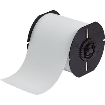 Brady B30C-4000-480 Continuous Thermal Transfer Label Roll - 4 in x 115 ft - Polyester - Light Gray - B-480 - 58299