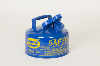 Picture of Eagle Blue Galvanized Steel Self-Closing 1 gal Safety Can (Main product image)
