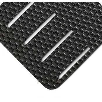 Picture of Wearwell Kushion Walk 475 Black Vinyl Textured Anti-Fatigue Mat (Main product image)