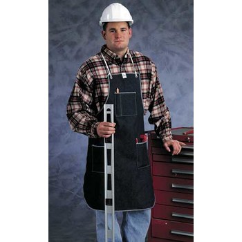 Picture of Ansell CPP 57-004 Blue Denim Reusable Apron (Main product image)