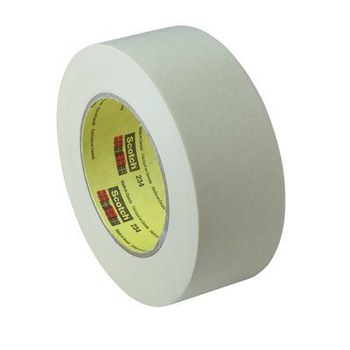 3M Scotch 234 Tan Industrial Masking Tape - 12 mm (1/2 in) Width x 60 yd Length