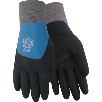 Picture of Red Steer Chilly Grip A323 Black/Blue 2XL Acrylic Full Fingered Work Gloves (Main product image)