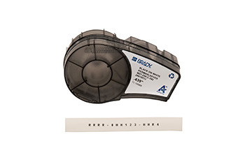 Picture of Brady Permasleeve Black on White Self-Extinguishing Polyolefin Thermal Transfer M21-250-C-342 Continuous Thermal Transfer Printer Label Cartridge (Main product image)