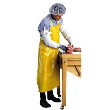 Picture of Ansell Endurosaf 56-801 Yellow Enduro 2000 Chemical-Resistant Apron (Main product image)