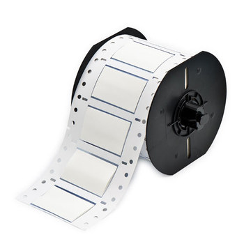 Picture of Brady White Polyolefin Thermal Transfer B33-750-2-342 Die-Cut Thermal Transfer Printer Sleeve (Main product image)