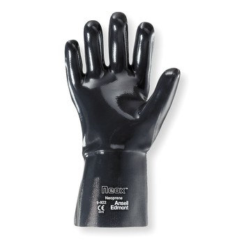 Picture of Ansell Neox 9-022 Black 10 Neoprene Chemical-Resistant Glove (Main product image)