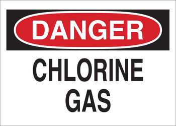 Picture of Brady B-120 Fiberglass Reinforced Polyester Rectangle White English Chemical Warning Sign part number 69043 (Main product image)