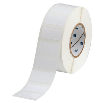 Picture of Brady Permashield White Polyester Thermal Transfer THT-23-423-2 Die-Cut Thermal Transfer Printer Label Roll (Main product image)