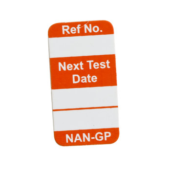 Picture of Brady Nanotag Orange Vinyl NAN-GP O Nano Tag Insert (Main product image)
