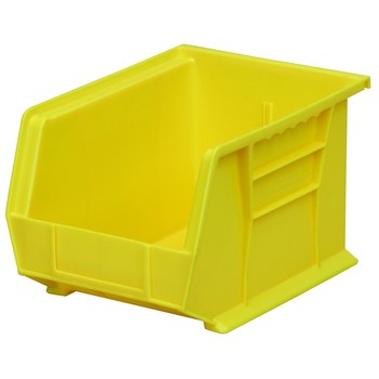 Picture of Akro-Mils 30239 Akrobin 50 lb Yellow Industrial Grade Polymer Hanging / Stacking Storage Bin (Main product image)