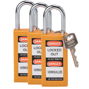 Picture of Brady - 123418 Keyed & Safety Padlock (Main product image)