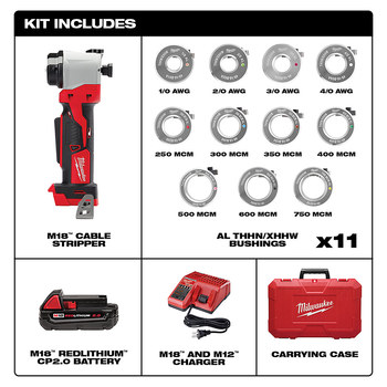 Milwaukee M18 REDLITHIUM Battery Cable Stripper Kit - 2935AL-21