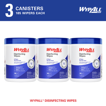 Kimberly-Clark WypAll 54481 Disinfecting Cleaning Wipes