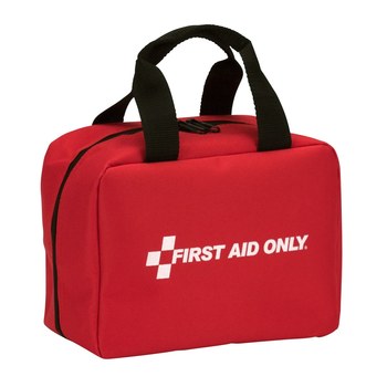 First Aid Only First Aid Kit - 7 in Width - 9 in Length - 5 in Height - Fabric Case Construction - 092265-90599