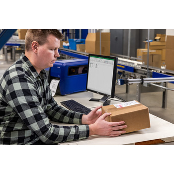Brady 178587 Fixed Barcode Scanner - Blue - 64511