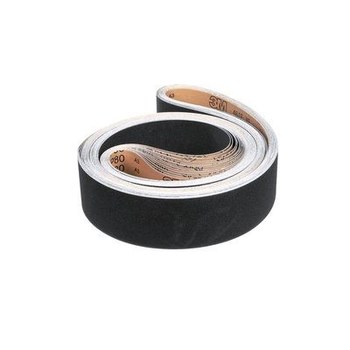 3M 461F Sanding Belt 19540 - 4 in x 132 in - Silicon Carbide - P80 - Medium