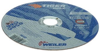 Weiler Tiger Inox Cutting Wheel 58102 - 6 in - INOX - 60 - S