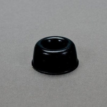 3M Bumpon SJ5009 Black Bumper/Spacer Pad - Cylindrical Shaped Bumper - 0.88 in Width - 0.4 in Height - 18434