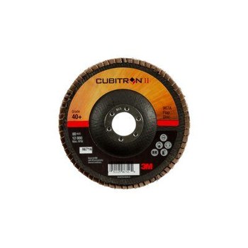 3M Cubitron II 967A Type 29 Flap Disc 86716 - Ceramic Precision-Shaped Grain - 5 in - 40+ - Coarse
