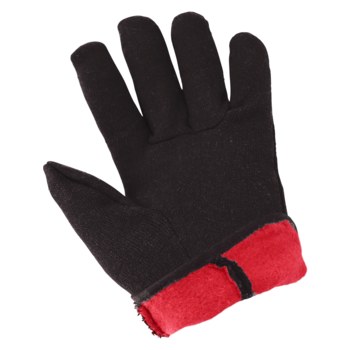 Global Glove Brown Large Polyester/Cotton Work Gloves - Straight Thumb - C10BJR-LT