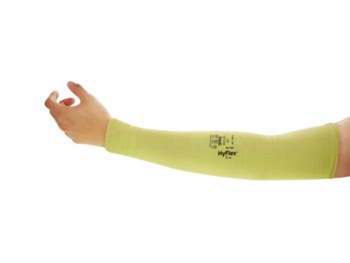Picture of Ansell Goldknit 70-128 Yellow Kevlar Cut-Resistant Sleeve (Main product image)
