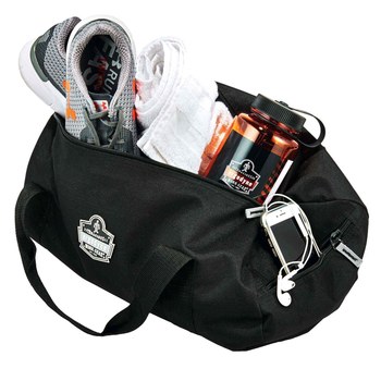 Ergodyne Arsenal 5020 Black Polyester Protective Duffel Bag - 9 in Width - 18 in Length - 9 in Height - 720476-13319