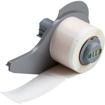 Picture of Brady White Self-Extinguishing Polyimide Thermal Transfer M71-21-472 Die-Cut Thermal Transfer Printer Label Roll (Main product image)