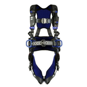 Picture of DBI-SALA ExoFit X300 1140183 Gray Large Construction-Style Back, Hip, Leg Padding Body Harness (Main product image)