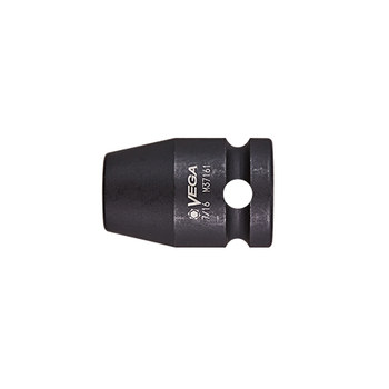 Vega Tools M32101 21 mm Long Length Thin Wall Impact Socket - S2 Modified Steel - 1/2 in Square Drive - B - Straight - 38.0 mm Length - 01504