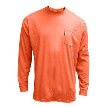 Chicago Protective Apparel Flame-Resistant Shirt 610-FRC-LS-O XL, Size XL,  Orange