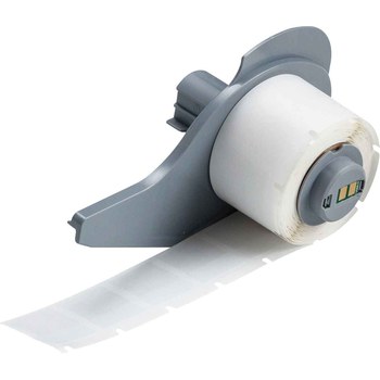 Picture of Brady M710 White, Clear Vinyl Thermal Transfer M7-18-427 Self-Laminating Wire & Cable Labels (Main product image)