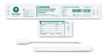 Puritan Fab-Swab Swab 25-806 1PC BT FABUSA, 6 in, Polystyrene