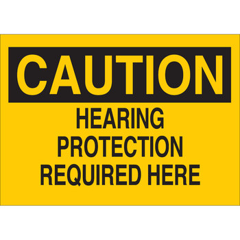 Picture of Brady B-120 Fiberglass Reinforced Polyester Rectangle Yellow English PPE Sign part number 75919 (Main product image)