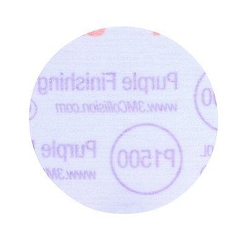 3M Hookit 30367 Aluminum Oxide Polishing Film Disc - 3 in Diameter